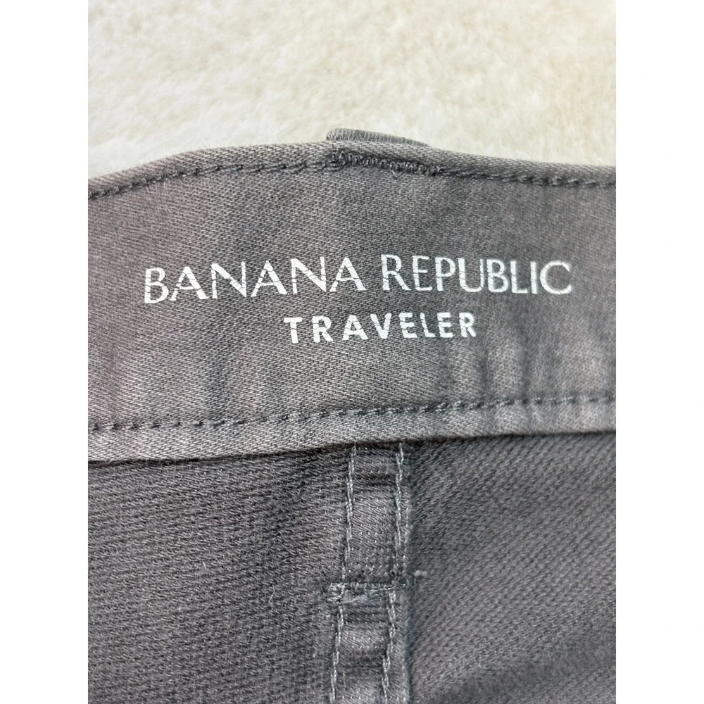 Banana Republic Men's‎ Travelers Jeans 30x32 Gray Slim Leg Stretch